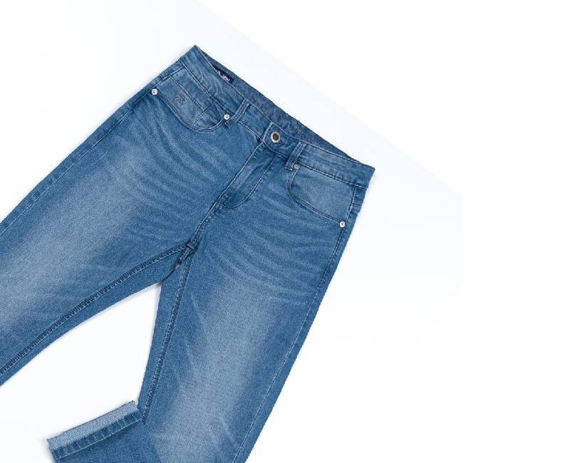 Richmoon Men’s Mid Indigo Color Denim Pant