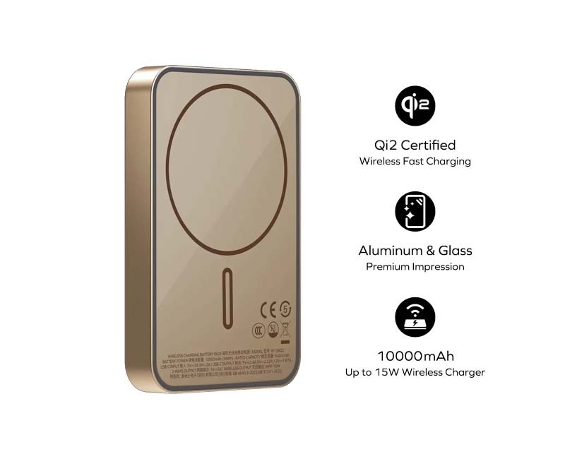 Momax Magnetic Wireless Power Bank 10000mAh Qi2
