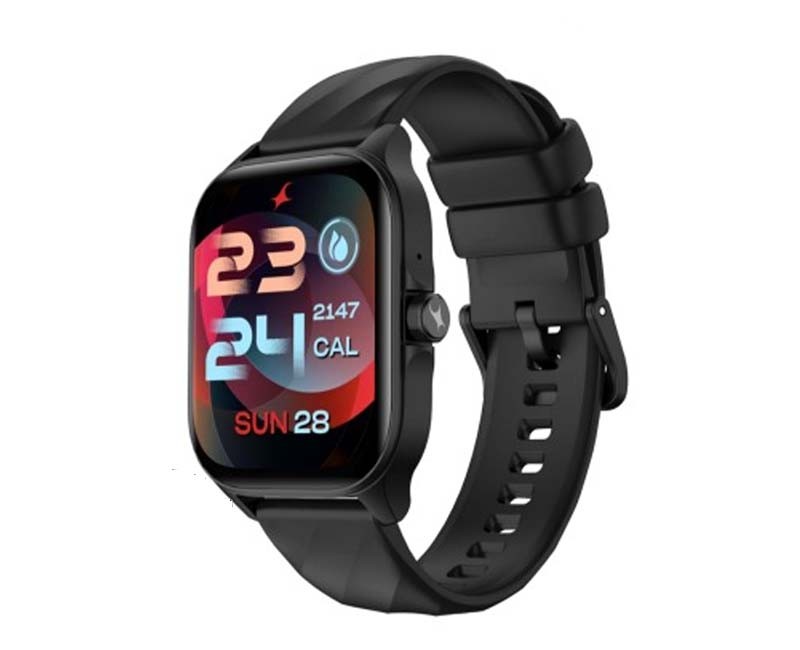 Fastrack Vivid BT Calling Smart Watch Silicone Strap